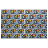 Hexe mit Kürbislaterne Stoff (Fat Quarter (45,7 x 55,9 cm))