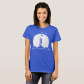 Hexe mit Mondfisch-T - Shirt (Vorne ganz)