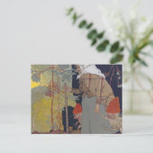 Hexe mit Pilzen - Franz Wacik Postkarte (Stehend Vorderseite)