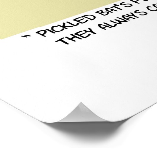 Hexe mit Rezept Poster (Ecke)