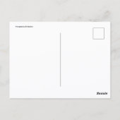 Hexe mit Stil Postkarte (Rückseite)