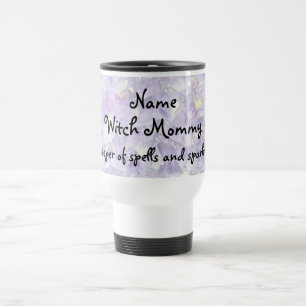 Hexe Mommy personalisiert Travel Mug Reisebecher