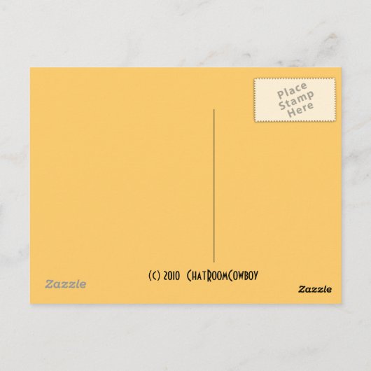 Hexe Mona Lisa Autumn Art durch crc Postcard verän Postkarte (Rückseite)