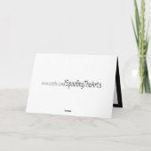 Hexe Mona Lisa Halloween Vollmond Karte (Rückseite)