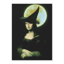 Hexe Mona Lisa Halloween Vollmond