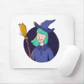 Hexe Mousepad (Mit Mouse)