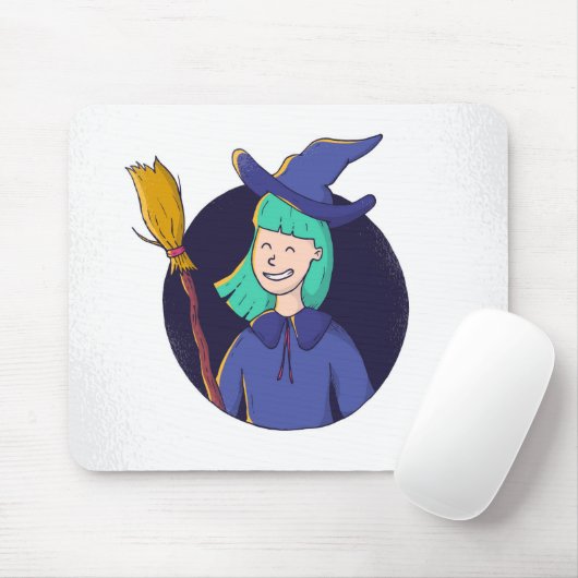 Hexe Mousepad (Mit Mouse)