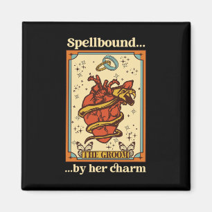 Hexe mystische Witzbräune und Bräuche, die durch Magnet