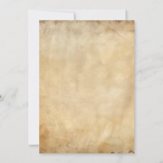 Hexe oder Hexenmeister-Halloween-Party Einladung (Rückseite)