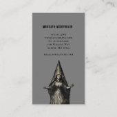 Hexe oder Mystische Visitenkarte (Rückseite)