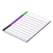 Hexe Ombre Notizblock (Rotiert)