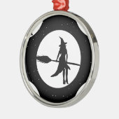 Hexe Ornament Aus Metall (Links)