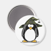 Hexe Penguin Magnet (Vorderseite/Rückseite)