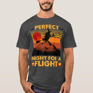 Hexe, perfekte Nacht für ein Fluch Halloween Kids T-Shirt