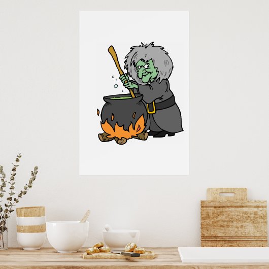Hexe Poster (Küche)