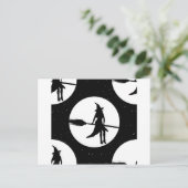 Hexe Postkarte (Stehend Vorderseite)