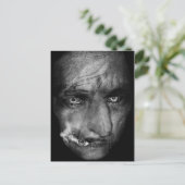 Hexe Postkarte (Stehend Vorderseite)