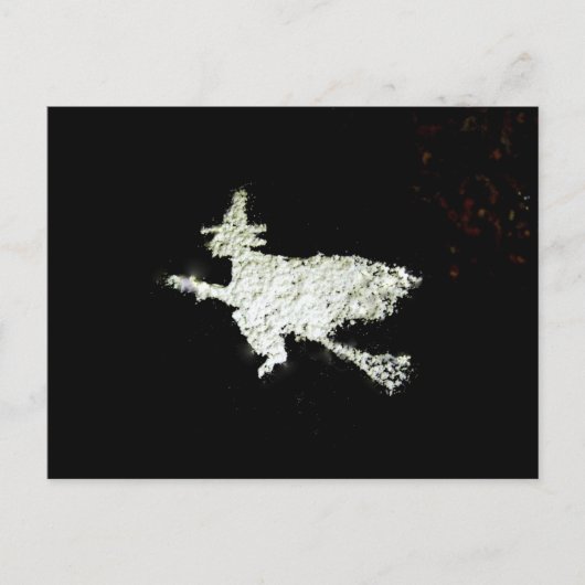 Hexe Postkarte (Vorderseite)