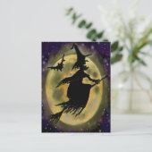 Hexe Postkarte (Stehend Vorderseite)