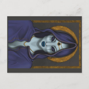 Hexe Postkarte