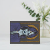 Hexe Postkarte (Stehend Vorderseite)