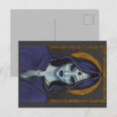 Hexe Postkarte (Vorne/Hinten)