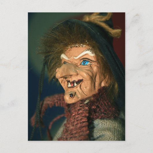 Hexe Postkarte (Vorderseite)