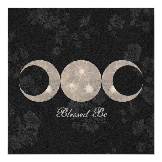 Hexe Prim Triple Moon Goddess Poster (Vorderseite)