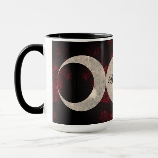 Hexe Prim Triple Moon Goddess Tasse (Links)