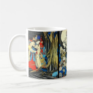 Hexe-Prinzessin-und Skelett-Erscheinung 1844 Kaffeetasse