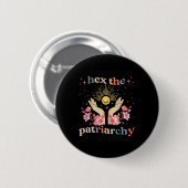 Hexe Pro Choice Feminist Button (Vorne & Hinten)