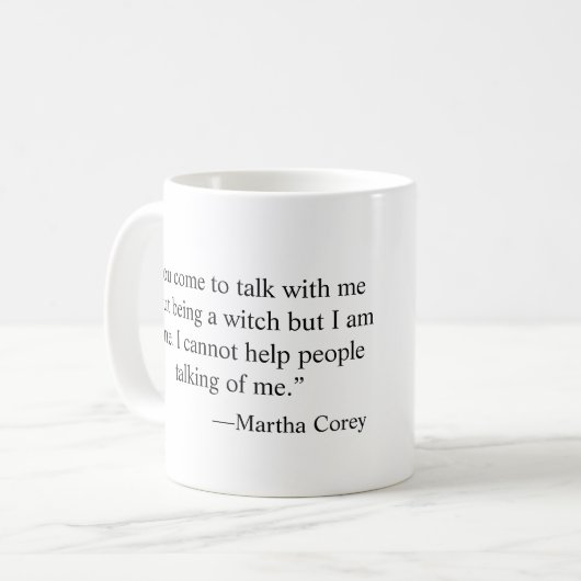 Hexe-Probezitat Marthas Corey: Gespräch Kaffeetasse (Vorderseite Links)