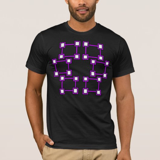 Hexe-Quadrate T-Shirt (Vorderseite)