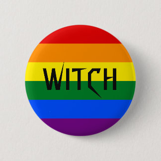 HEXE Regenbogen-Knopf Button