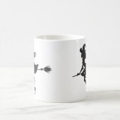 Hexe-Reitbesen Halloween Thunder_Cove Kaffeetasse (Mittel)