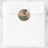 Hexe Runder Aufkleber (Tasche)