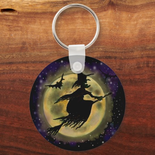 Hexe Schlüsselanhänger (Vorderseite)