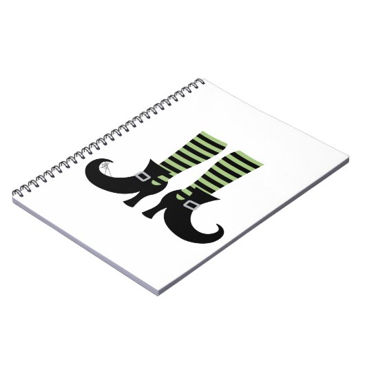 Hexe-Schuhe Notizblock (Linke Seite)