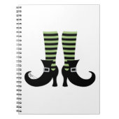 Hexe-Schuhe Notizblock (Vorderseite)