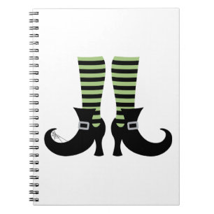 Hexe-Schuhe Notizblock