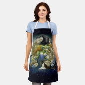 Hexe-Schürze Schürze (Getragen)