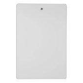 Hexe, Schwarze Katze und Halbmond Mini Klemmbrett (Rückseite)