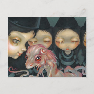 "Hexe Schwestern: Das Tier" Postkarte