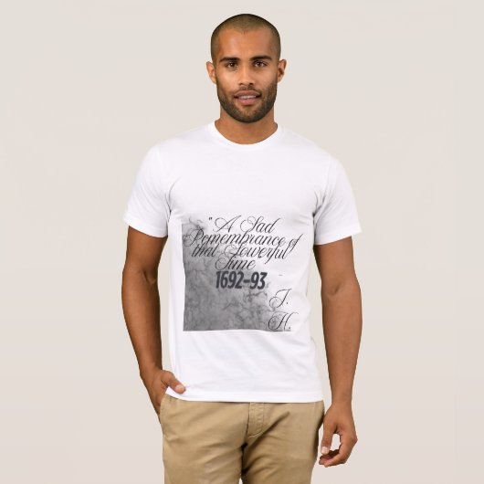 Hexe Shirt Salem Historisches Zitat (Vorne ganz)