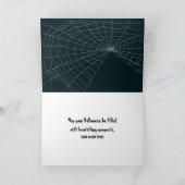 Hexe Simste während sie auf einem Zimmer flog Karte (Innenseite)