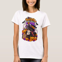 Hexe sollte besser Kaffee haben Süße Halloween-Kat