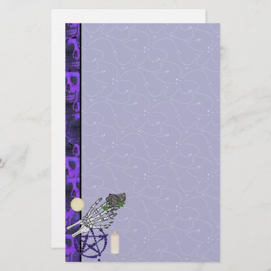 Hexe-Spielzeuge Briefpapier (Vorne/Hinten)