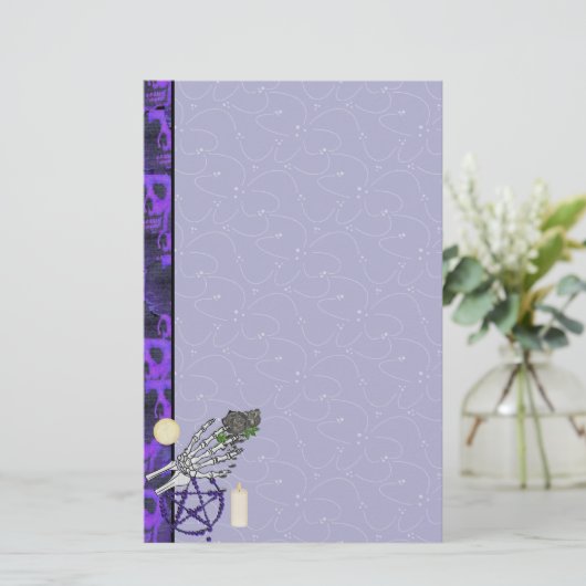 Hexe-Spielzeuge Briefpapier (Stehend Vorderseite)