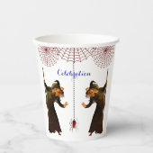 Hexe Spooky Pappbecher (Vorderseite)