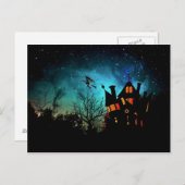 Hexe-Spuk Hauspostkarte Postkarte (Vorne/Hinten)